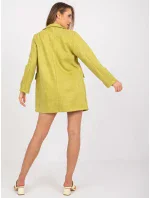 Dámský kabát DHJ MA 15286 hořčicový Dámský kabát DHJ MA 15286 hořčicový