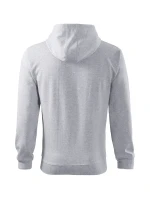 Trendy Zipper mikina pánská světle šedý melír Trendy Zipper mikina pánská světle šedý melír