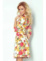 Dámské šaty BLOSSOM s květovaným motivem krátké SAF-88-2 - Numoco Dámské šaty BLOSSOM s květovaným motivem krátké SAF-88-2 - Numoco