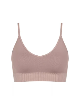 Dámská podrpsenka EVER Infused Aloe Bralette - PURPLE - sv. hnědá 6116 - SLOGGI
