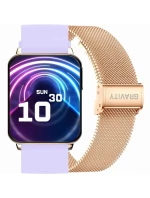 Chytré hodinky Gravity Rose Gold Purple 2 Stripes GT17-3 Chytré hodinky Gravity Rose Gold Purple 2 Stripes GT17-3
