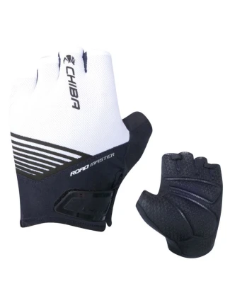 CHIBA ROAD MASTER Rukavice L bílé