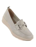 Dámská obuv na platformě, zlatá M.Daszynski MR1840