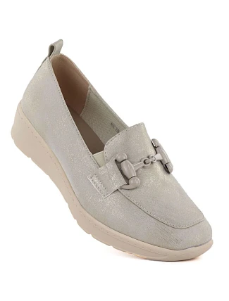 Dámská obuv na platformě, zlatá M.Daszynski MR1840