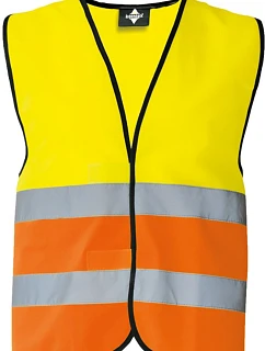 Korntex KXVW – Wolfsburg Bezpečnostní vesta "Basic" 76.KXVW yellow/orange