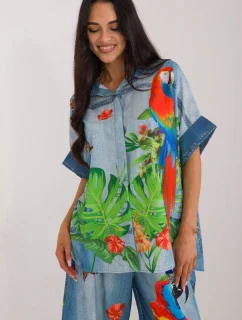 Košile s krátkým rukávem  model 198371 Italy Moda