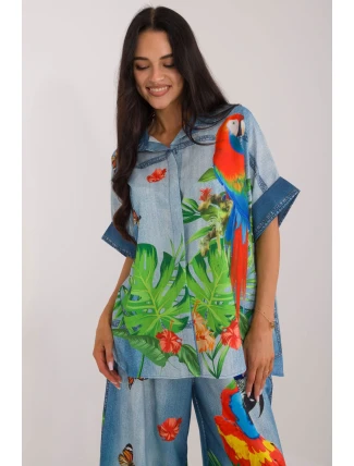 Košile s krátkým rukávem model 198371 Italy Moda Košile s krátkým rukávem model 198371 Italy Moda