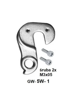 hák přehazovačky pro rám GW-5w-1