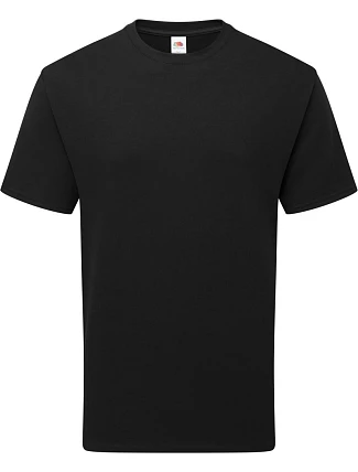 Fruit of the Loom Pure Cotton T Tričko z těžké bio bavlny 16.1362 black Fruit of the Loom Pure Cotton T Tričko z těžké bio bavlny 16.1362 black