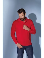 Daiber JN 22 Piqué polo s dlouhým rukávem z těžké bavlny 02.0022 black