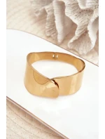 Hladký zlatý náramek z nerezové oceli