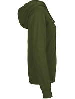 Neutral O 83101 Dámská mikina s kapucí z bio bavlny 77.8311 military