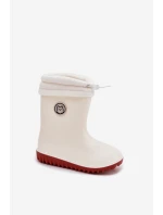 Dětské Gumové Boty S Teplou Výstelkou Světle Béžové Odirisse