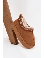 Dětské sněhule s výšivkou Camel Prina Dětské sněhule s výšivkou Camel Prina