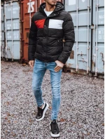 Pánská prošívaná zimní bunda černá TX3474z