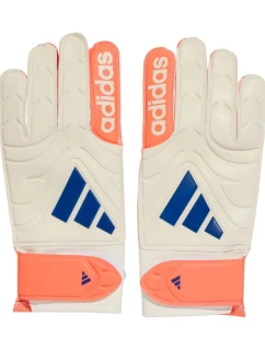 Adidas Copa Glove Club brankářské rukavice bílo-oranžové JN5339