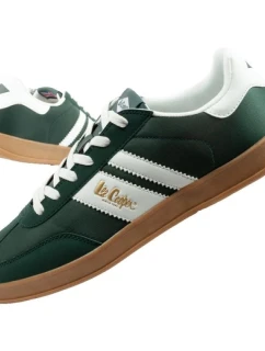 Lee Cooper sportovní obuv pánské tenisky módní pohodlné odolné zelené