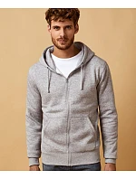 Promodoro 1650 Pánská mikina s kapucí "X.O" 40.1650 heather grey Promodoro 1650 Pánská mikina s kapucí "X.O" 40.1650 heather grey