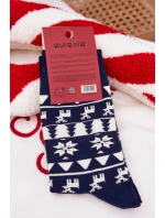 Pánské Vánoční Pestré Ponožky S Sobem Námořnické