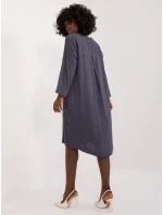 Šaty D73761M30430A tmavě modré