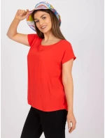 Dámská halenka-D73761W10978G-červená Dámská halenka-D73761W10978G-červená