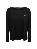 Dámské Tričko s dlouhým rukávem UW0UW01981-BEH - Tommy Hilfiger Dámské Tričko s dlouhým rukávem UW0UW01981-BEH - Tommy Hilfiger