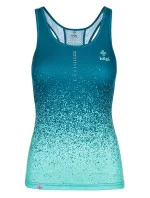 Dámské běžecké tílko Gibson-w Zelená petrolejová s potiskem - Kilpi