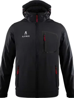 Alpinus Stenshuvud softshellová bunda černá BR43371 pánské
