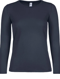 B&C #E150 LSL /women Dámské tričko s dlouhým rukávem 01.006T navy