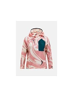 Dámská mikina PEAK PERFORMANCE W Freelight Aop Polartec Alpha Hood, růžová barva Dámská mikina PEAK PERFORMANCE W Freelight Aop Polartec Alpha Hood, růžová barva