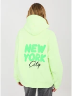 Mikina MJ BL H2587.82 fluo zelená