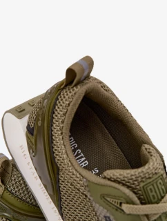 Pánské tenisky na platformě Big Star HI-POLY SYSTEM – khaki
