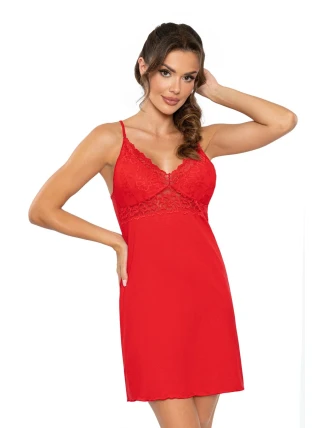 Dámská noční košilka Gabi red - Donna