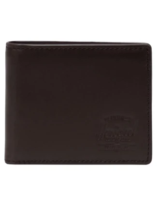 Herschel Hank Kožená peněženka RFID 11151-04123 Brown Jedna velikost