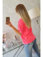 Halenka s potiskem Magic pink neon Halenka s potiskem Magic pink neon