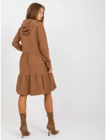 Šaty D10027C30287A6 hnědé