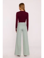 M875 Kalhoty se širokými nohavicemi - mátové