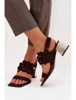 Sandály na podpatku  model 225347 Step in style