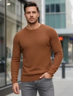 Pánský velbloudí svetr WX2292