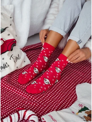 Milena ponožky 1283-039 Buldoci a sněhové vločky 37-41