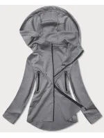 Šedá mikina s asymetrickou spodní částí (HD153-03) Šedá mikina s asymetrickou spodní částí (HD153-03)