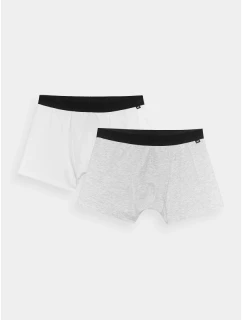 Pánské boxerky (2-pack) 4F 4FWMM00UBXSM059-90S pánské