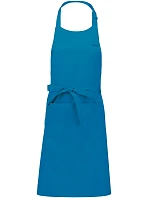 Kariban K 885 Zástěra s laclem 20.K885 tropical blue