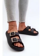 Dámské gumové pantofle ZAXY JJ285058 Černé