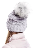 Dámská čepice AT CZ 1716501 světle šedá Dámská čepice AT CZ 1716501 světle šedá