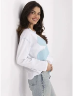 MI BZ halenka M6169.03 bílo-modrá