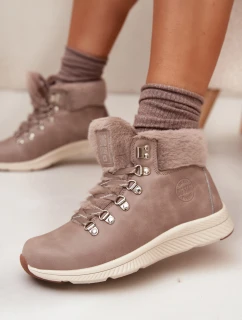 Dámské trapery s kožíškem Big Star – šedé