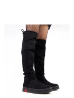 Dámské vysoké kozačky DH240102 Černá - YOLERA