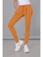 Teplákové kalhoty v hořčicové barvě (ck01-26)