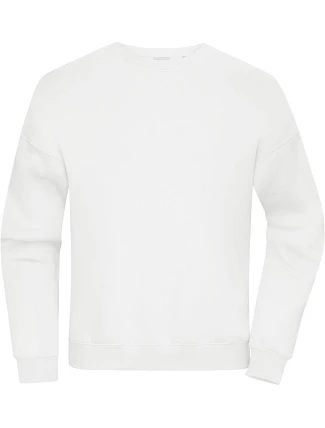 Daiber 8042 Těžká oversize unisex mikina 02.8042 white